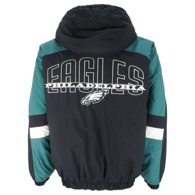 Starter - Philadelphia Eagles Hooded Jacket 1990s Large