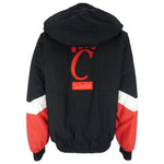 NCAA (Pro Player) - Cincinnati Bearcats Hooded Reversible Jacket 1990s Large Vintage Retro College