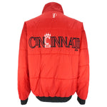 NCAA (Pro Player) - Cincinnati Bearcats Hooded Reversible Jacket 1990s Large Vintage Retro College