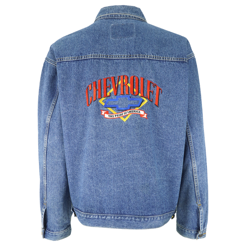 NASCAR (American Choice) - Chevrolet Racing Jean Jacket 1990s XX-Large Vintage Retro