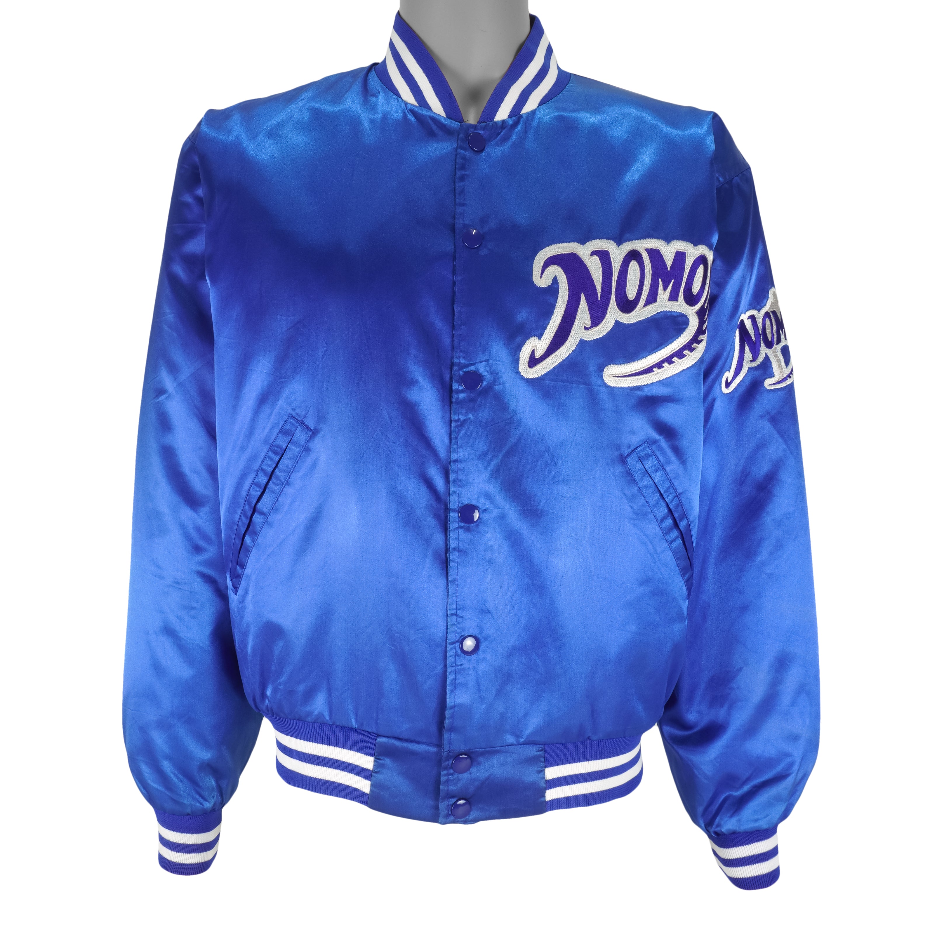 MLB (Toyota) - Hideo Nomo Satin Baseball Jacket 1990s Large