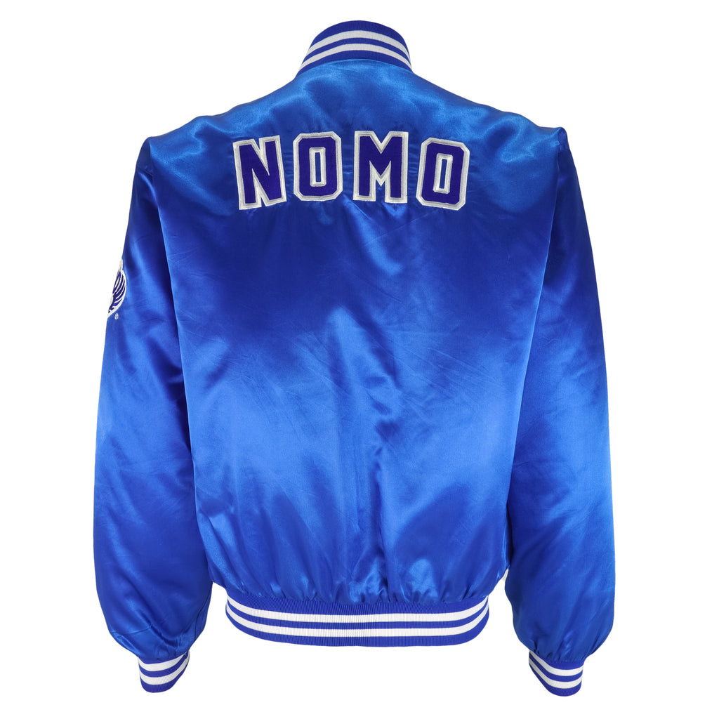 MLB (Toyota) - Dodgers Hideo Nomo Satin Baseball Jacket 1990s Large vintage Retro Baseball