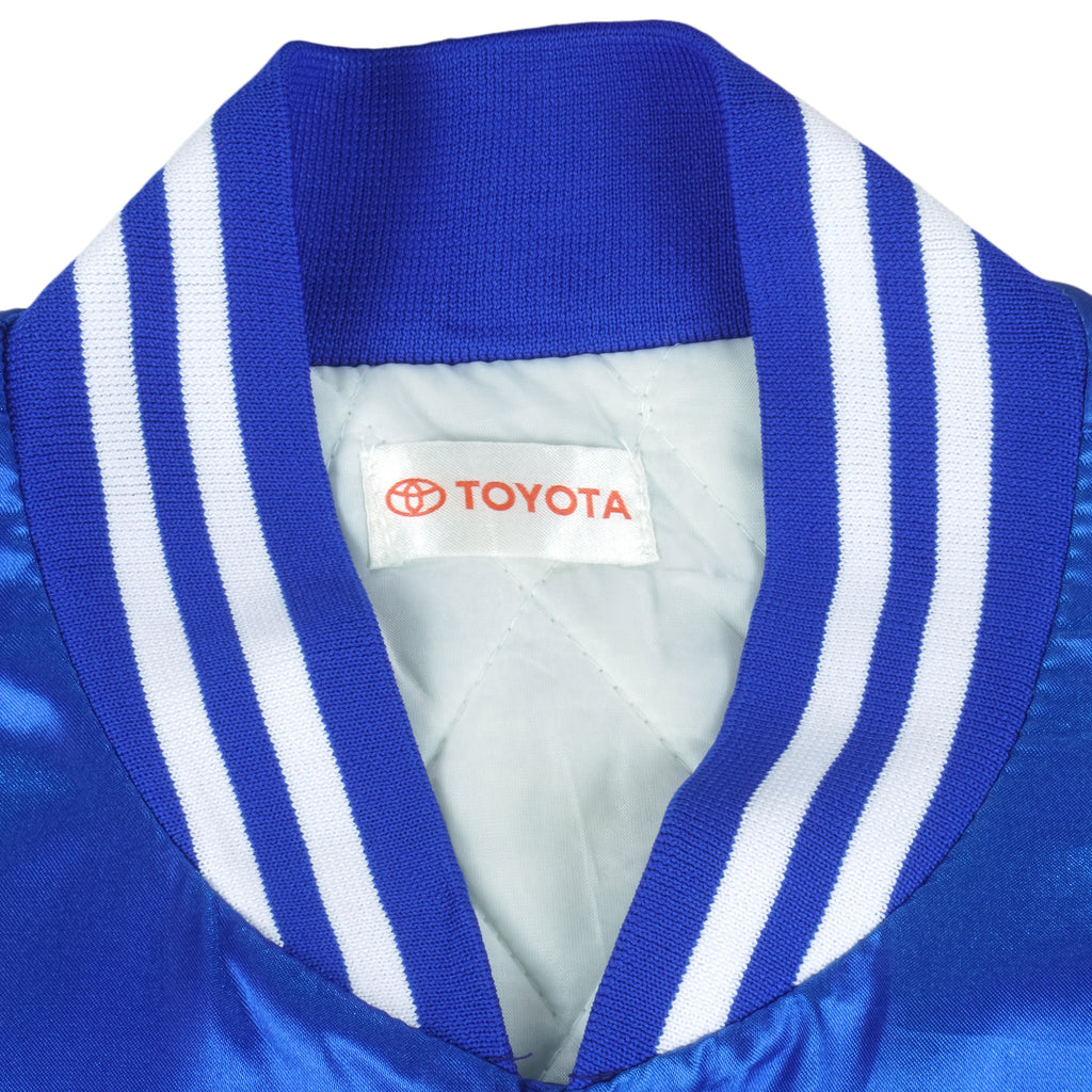 MLB (Toyota) - Dodgers Hideo Nomo Satin Baseball Jacket 1990s Large vintage Retro Baseball