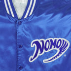 MLB (Toyota) - Dodgers Hideo Nomo Button-Up Satin Jacket 1990s Large Vintage Retro Baseball