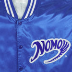 MLB (Toyota) - Dodgers Hideo Nomo Button-Up Satin Jacket 1990s Large Vintage Retro Baseball