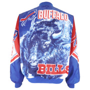 NFL (Chalk Line) - Buffalo Bills Button-up Jacket 1990s Large Vintage Retro Football