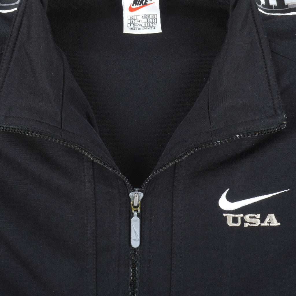 Nike - Team USA Embroidered Jacket 1990s Large Vintage Retro