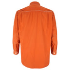Vintage - Orange Budweiser Long Sleeved Shirt 1990s Medium Vintage Retro