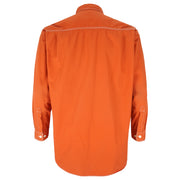 Vintage - Orange Budweiser Long Sleeved Shirt 1990s Medium Vintage Retro