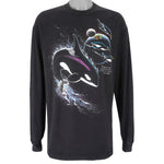 Vintage - Galaxy Sea Life Long Sleeved Shirt 1990s X-Large Vintage Retro