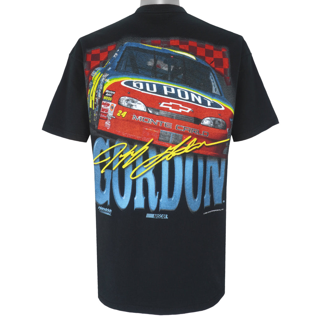 NASCAR (Competitors View) - Jeff Gordon DuPont Racing T-Shirt 1999 Large Vintage Retro