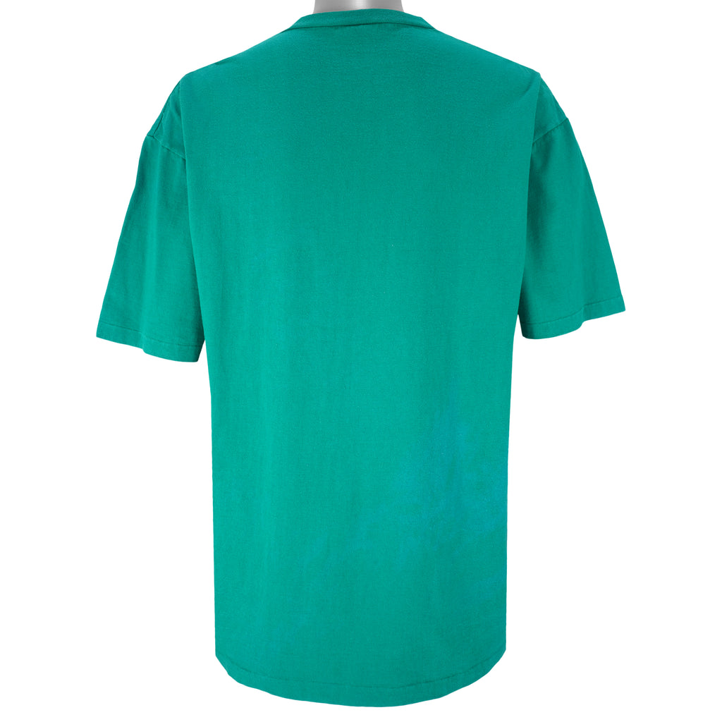MLB (Waves) - Green Toronto Blue Jays T-shirt 1990 X-Large Vintage Retro Baseball