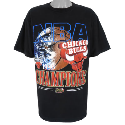 NBA (Champs) - Chicago Bulls World Champions T-Shirt 1996 X-Large