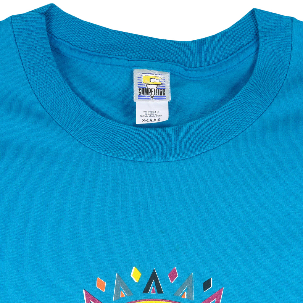 NHL (Competitor) - San Jose Sharks Big Logo T-Shirt 1994 X-Large Vintage Retro Hockey