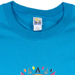 NHL (Competitor) - San Jose Sharks Big Logo T-Shirt 1994 X-Large Vintage Retro Hockey