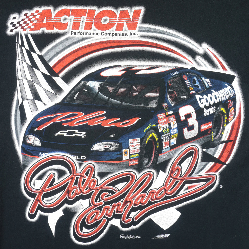 NASCAR (Competitors View) - Dale Earnhardt 7 Time Champions T-Shirt 1990s X-Large Vintage Retro
