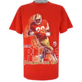 NFL (Salem) - San Francisco 49ers Jerry Rice #80 T-Shirt 1995 Large Vintage Retro Football