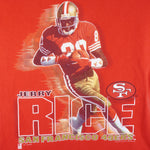 NFL (Salem) - San Francisco 49ers Jerry Rice #80 T-Shirt 1995 Large Vintage Retro Football