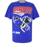 NFL (Apex One) - New York Giants Big Logo T-Shirt 1994 X-Large Vintage Retro Football