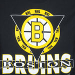 NHL (Fan Sports Wear) - Boston Bruins Big Logo T-Shirt 1990s Large Vintage Retro Hockey