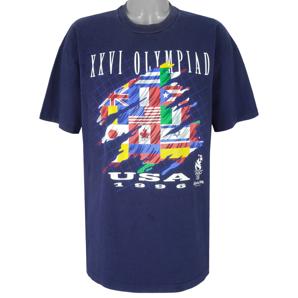 Vintage (Hanes) - Atlanta Olympic XXVI Olympiad T-Shirt 1992 XX-Large Vintage Retro