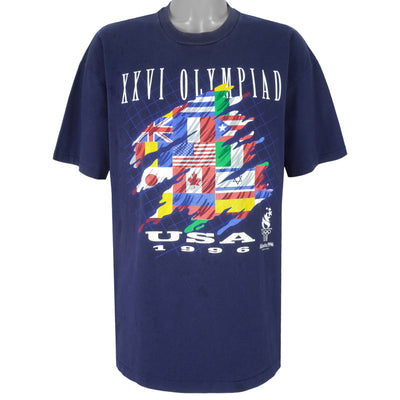 Vintage (Hanes) - Atlanta USA Olympic Flags T-Shirt 1996 XX-Large