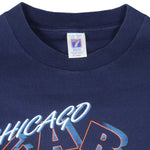 NFL (Logo 7) - Chicago Bears Big Logo T-Shirt 1996 X-Large Vintage Retro Football