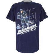 Puma - Vancouver Canucks Markus Naslund T-Shirt 2000s Large Vintage Retro Hockey