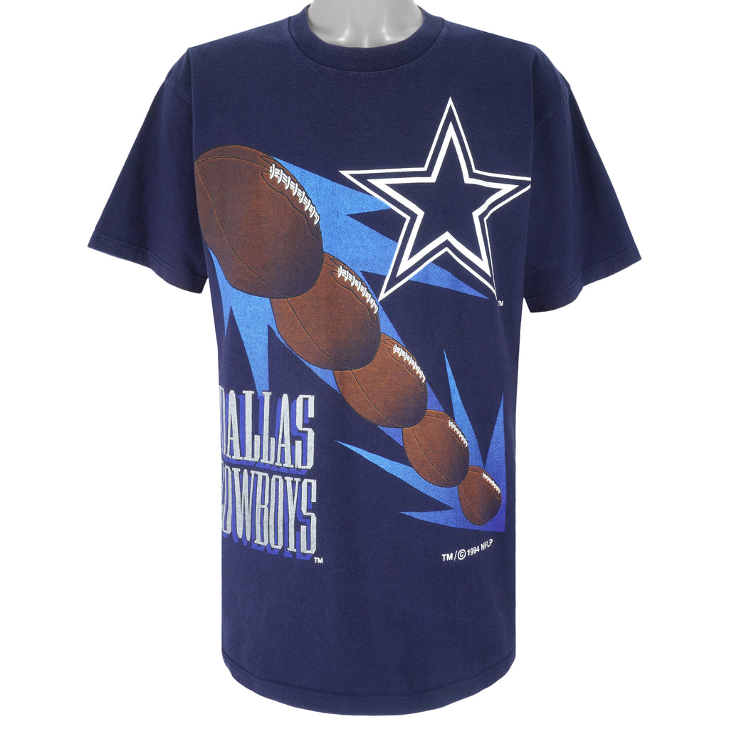 NFL (Competitor) - Dallas Cowboys Big Logo T-Shirt 1994 X-Large Vintage Retro Football