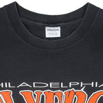 Starter - Black Philadelphia Flyers T-Shirt 1990 X-Large Vintage Retro Hockey