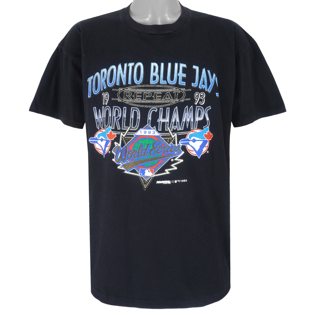 MLB - Toronto Blue Jays World Series Champs T-Shirt 1993 X-Large Vintage Retro Baseball