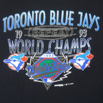 MLB - Toronto Blue Jays World Series Champs T-Shirt 1993 X-Large Vintage Retro Baseball