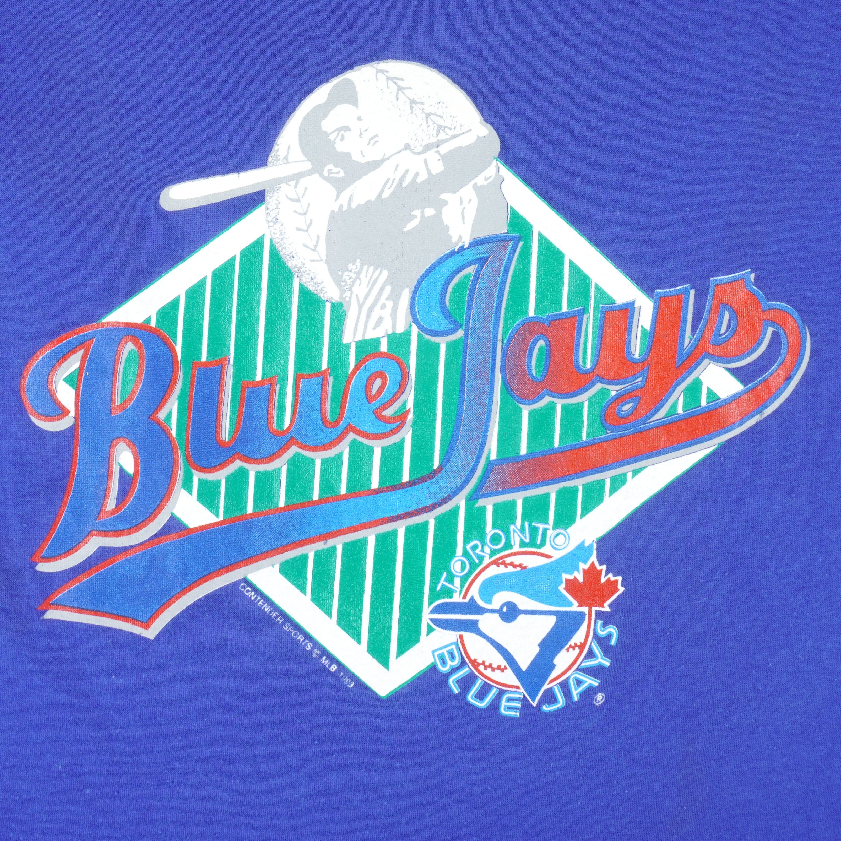 MLB - Toronto Blue Jays Big Logo T-Shirt 1993 X-Large Vintage Retro Baseball