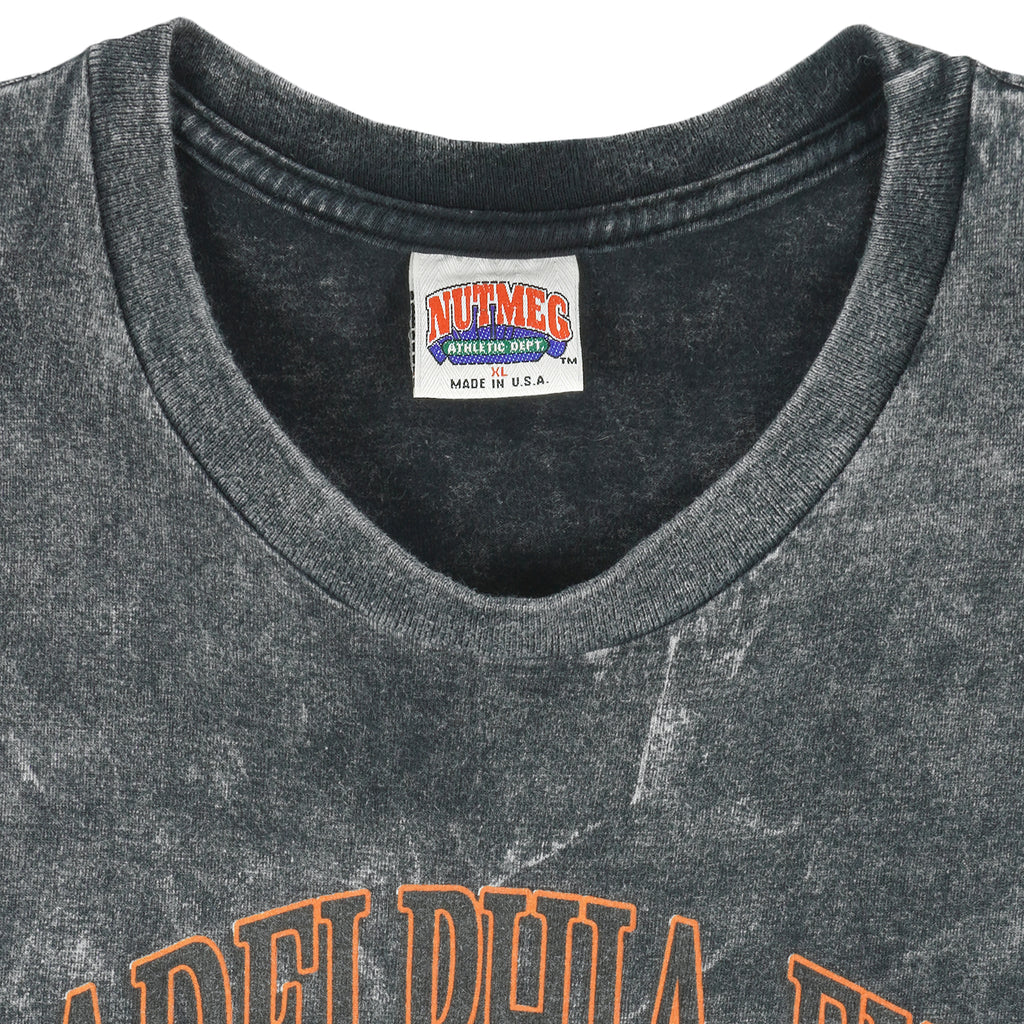 NHL (Nutmeg) - Philadelphia Flyers Since 1967 T-Shirt 1990s X-Large Vintage Retro Hockey
