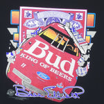 NASCAR (Cal CRU) - Bill Elliott Budweiser T-Shirt 1992 Large Vintage Retro