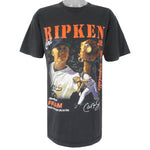 MLB (Power Pro) - Baltimore Orioles Cal Ripken T-Shirt 1997 X-Large Vintage Retro Football