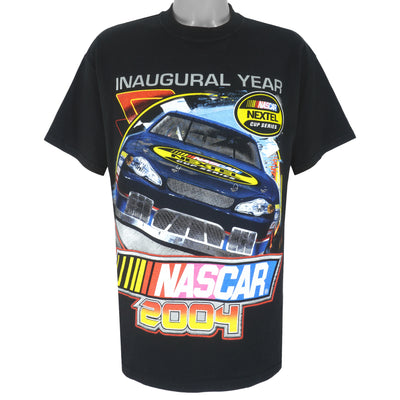 NASCAR (M&O Knits) - Inaugural Year Nextel Cup Series T-Shirt 2004 X-Large
