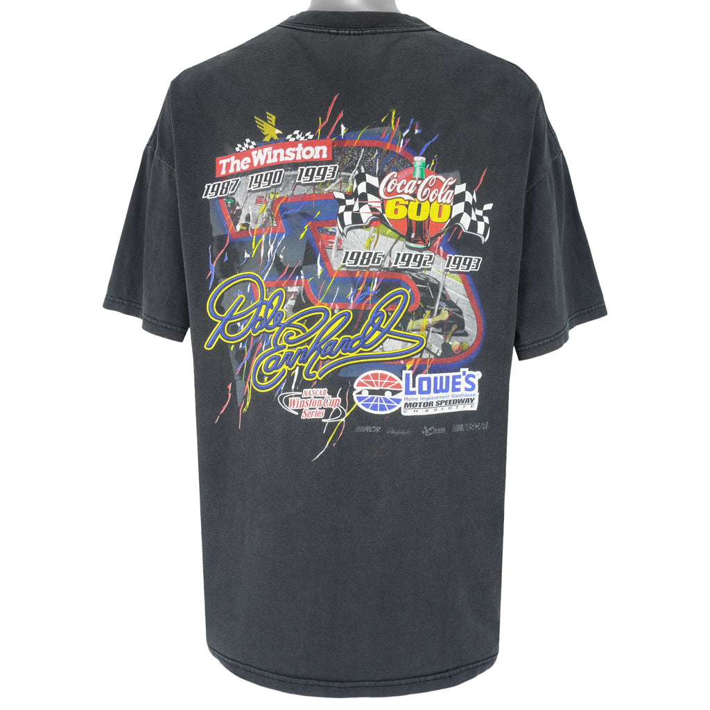 NASCAR (Chase) - Dale Earnhardt 3 Time Champions T-Shirt 1990s X-Large Vintage Retro