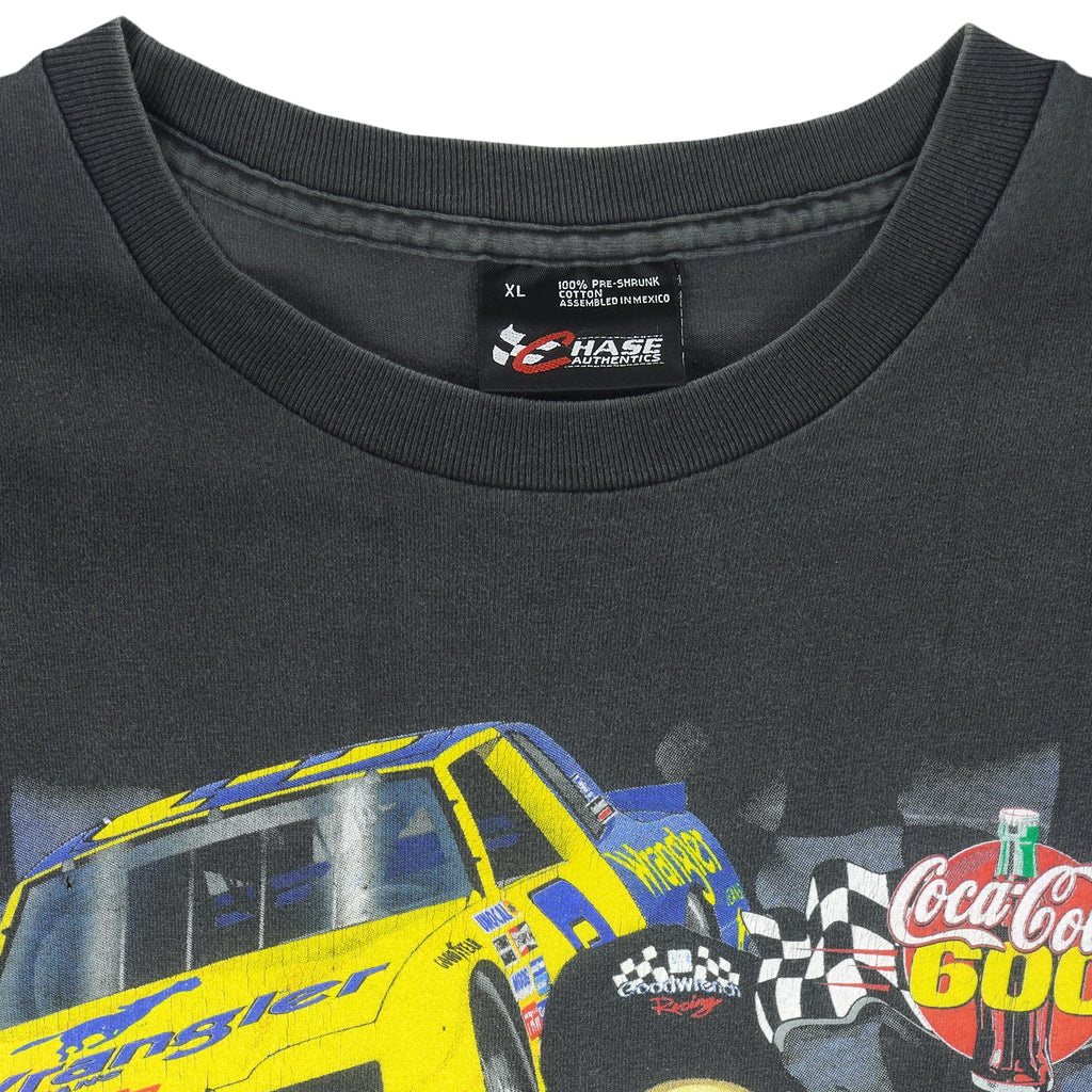 NASCAR (Chase) - Dale Earnhardt 3 Time Champions T-Shirt 1990s X-Large Vintage Retro