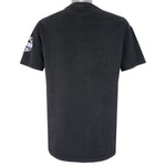 NASCAR (Hanes) - Black Motorsport Racing T-Shirt 1990s Large Vintage Retro