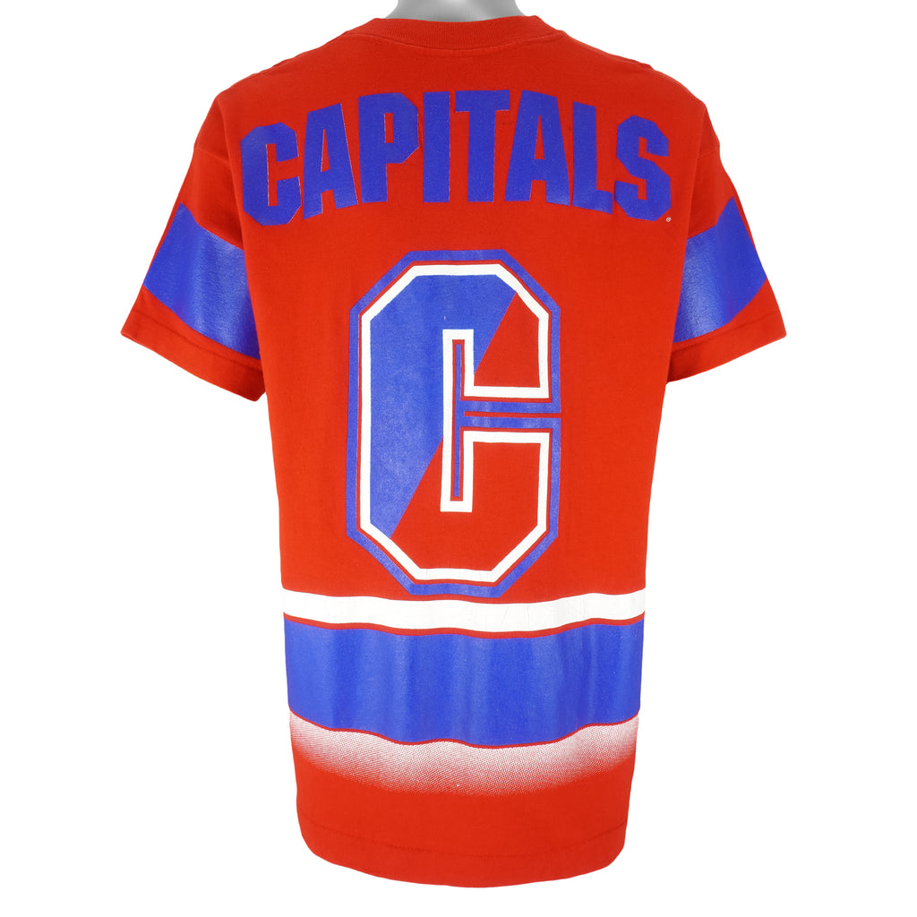 NHL (Salem) - Washington Capitals T-Shirt 1994 Large Vintage Retro Hockey