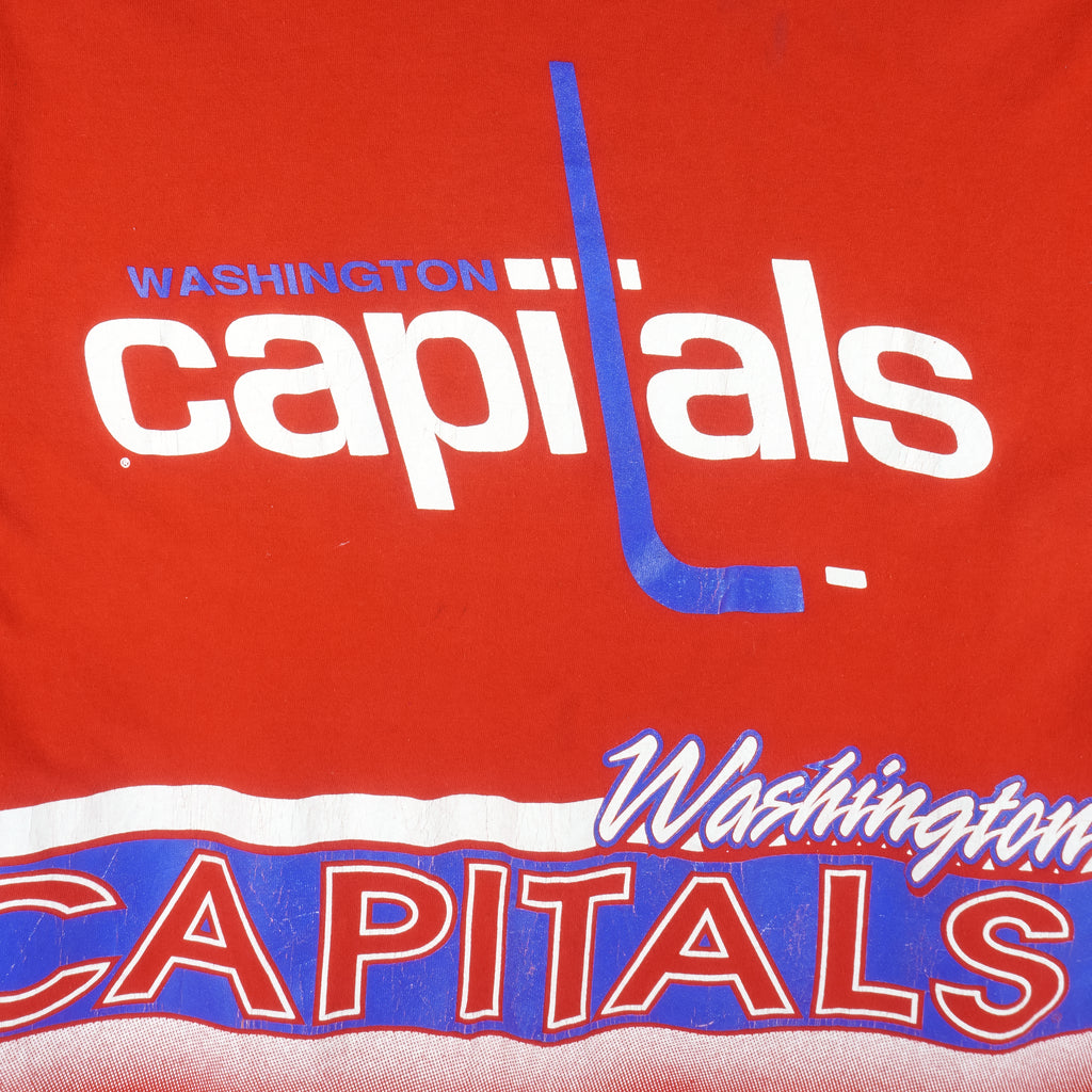 NHL (Salem) - Washington Capitals T-Shirt 1994 Large Vintage Retro Hockey