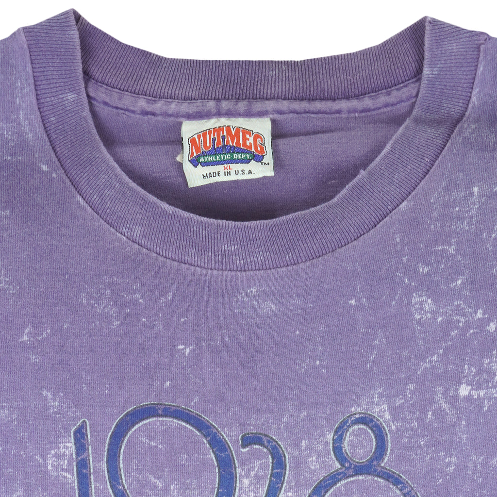 NFL (Nutmeg) - New York Giants Since 1928 T-Shirt 1990s X-Large Vintage Retro Football