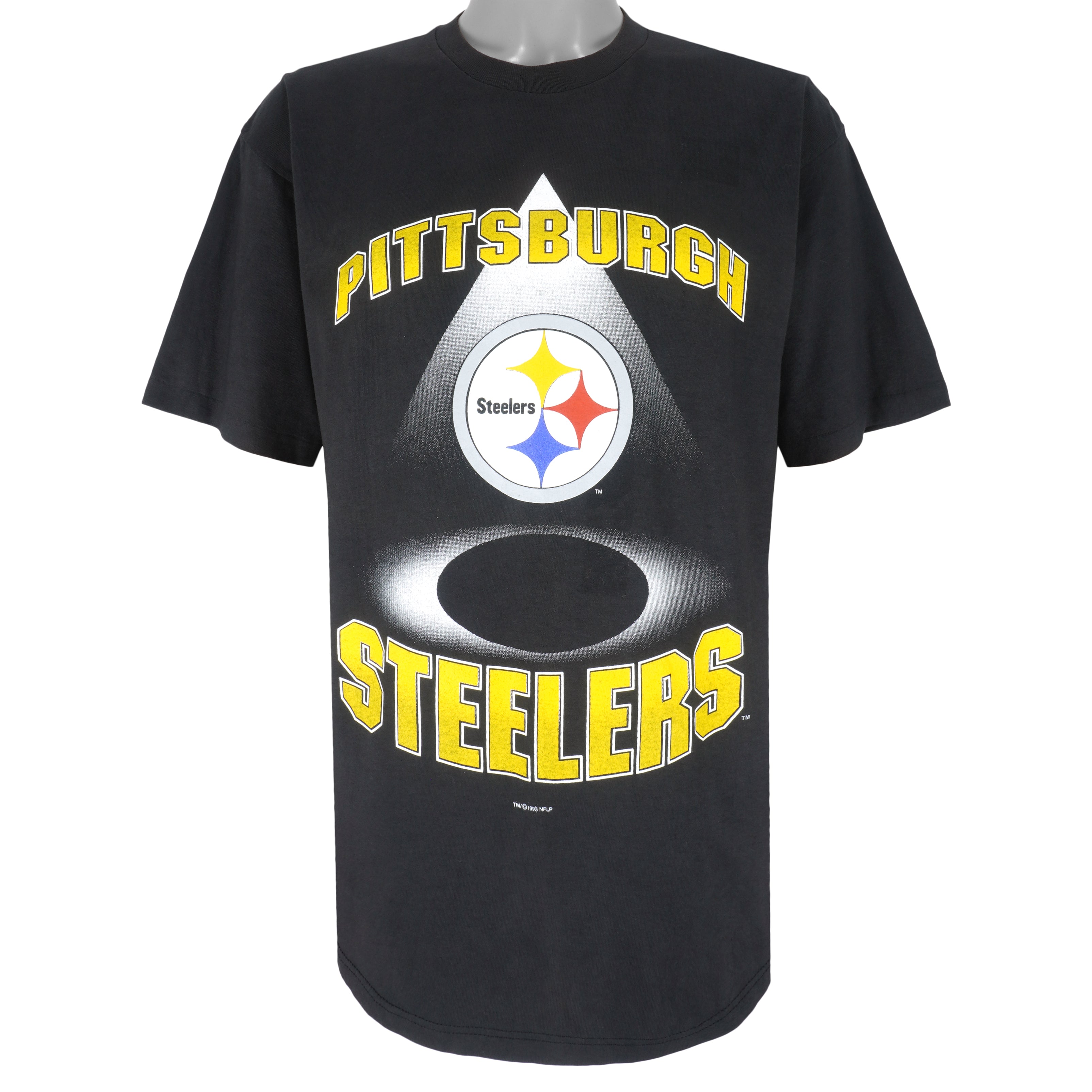 Starter - Pittsburgh Steelers Big Logo T-Shirt 1993 Large Vintage Retro Football