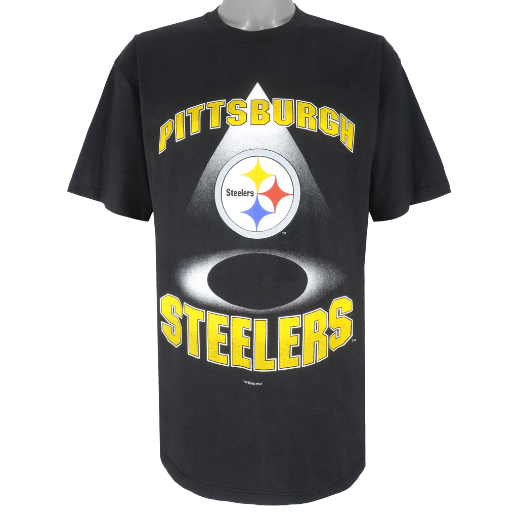 Starter - Pittsburgh Steelers Big Logo T-Shirt 1993 Large Vintage Retro Football