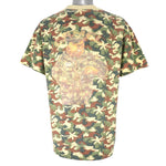 Vintage (Camel) - Joe Camel in Camouflage T-Shirt 1990s X-Large