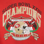 NFL (Logo 7) - San Francisco 49ers Super Bowl 23th Sweatshirt 1988 Medium Vintage Retro Football