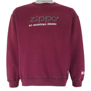 Vintage (Zippo) - An American Classic Crew Neck Sweatshirt 1990s Large Vintage Retro