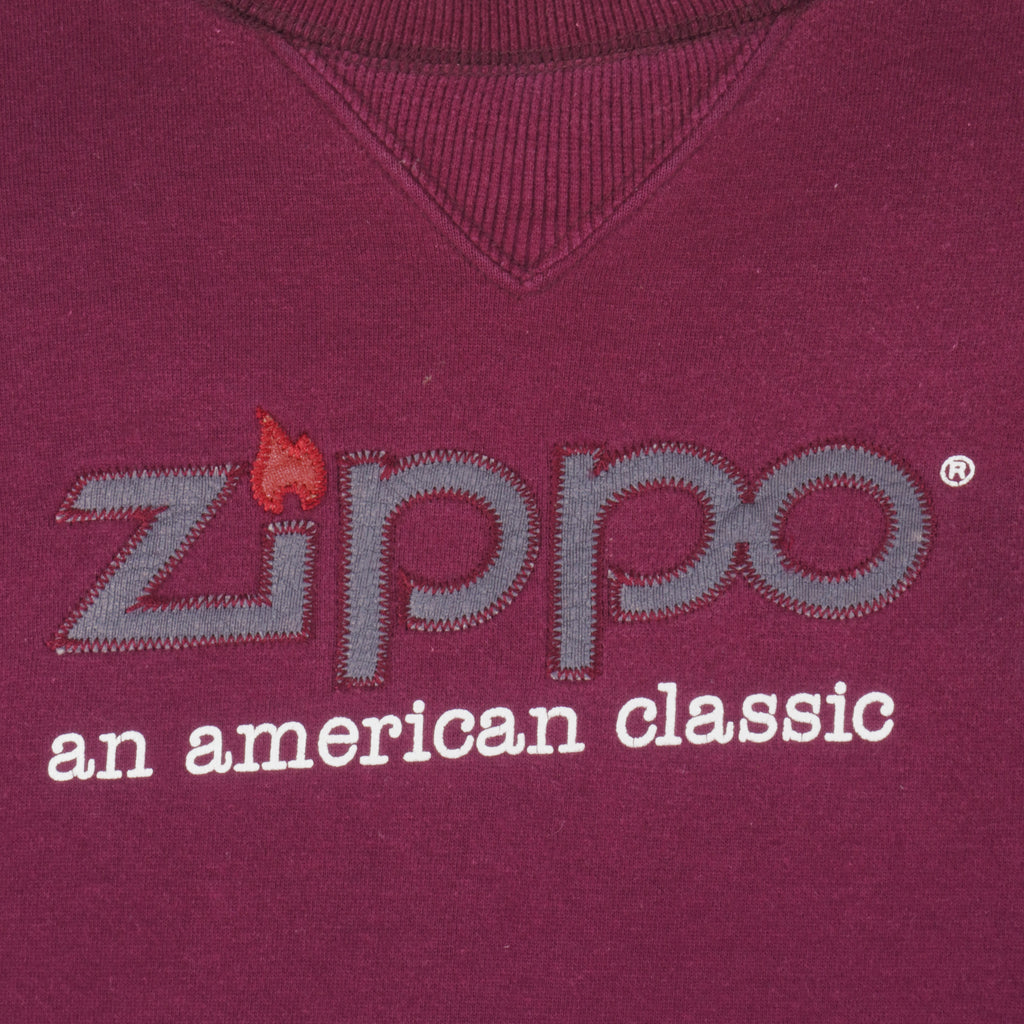 Vintage (Zippo) - An American Classic Crew Neck Sweatshirt 1990s Large Vintage Retro