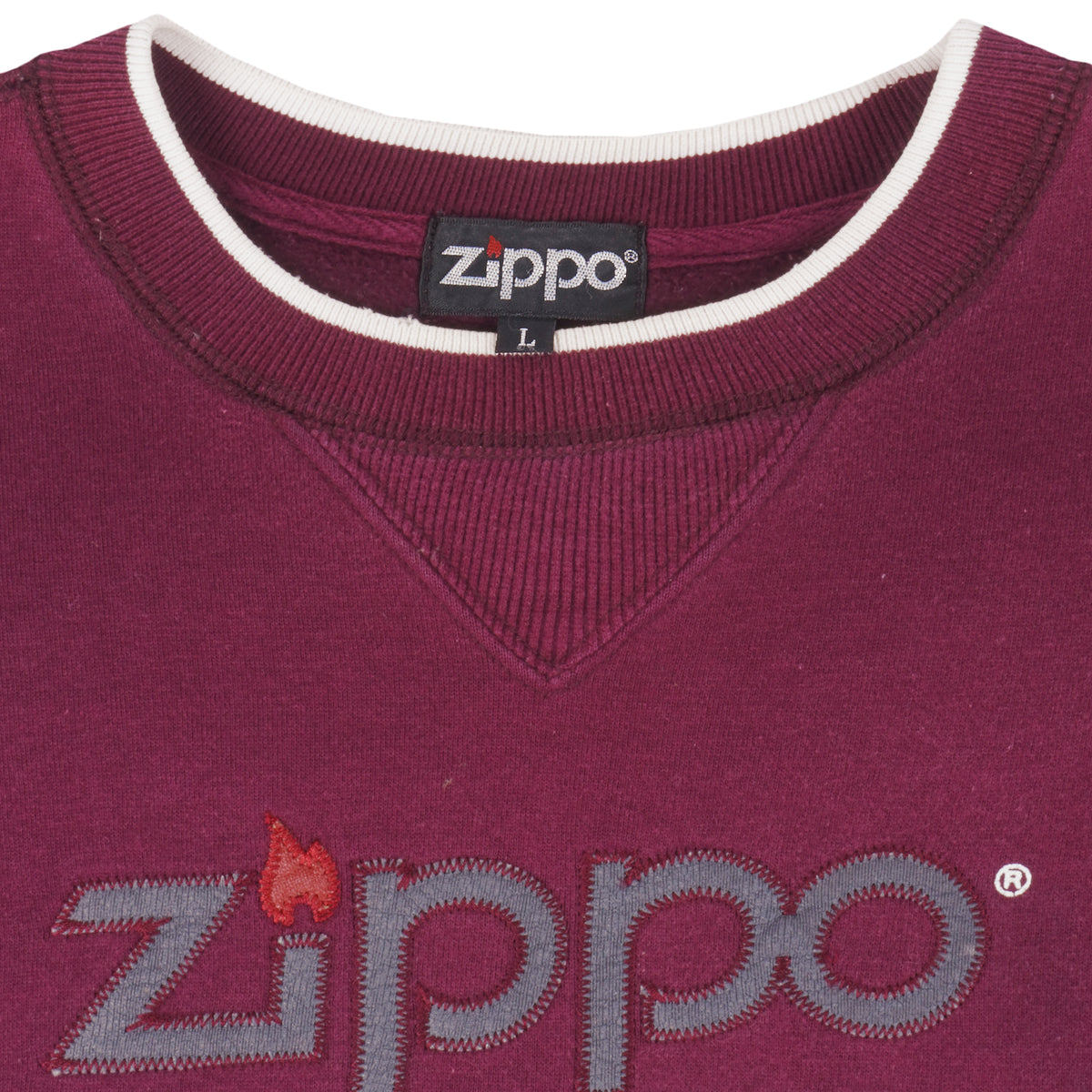 Vintage (Zippo) - An American Classic Crew Neck Sweatshirt 1990s Large Vintage Retro